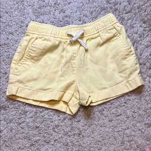 Crewcuts Sunny Yellow Elastic Shorts